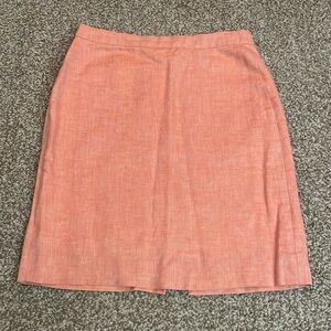 J. Crew Linen Pencil Skirt